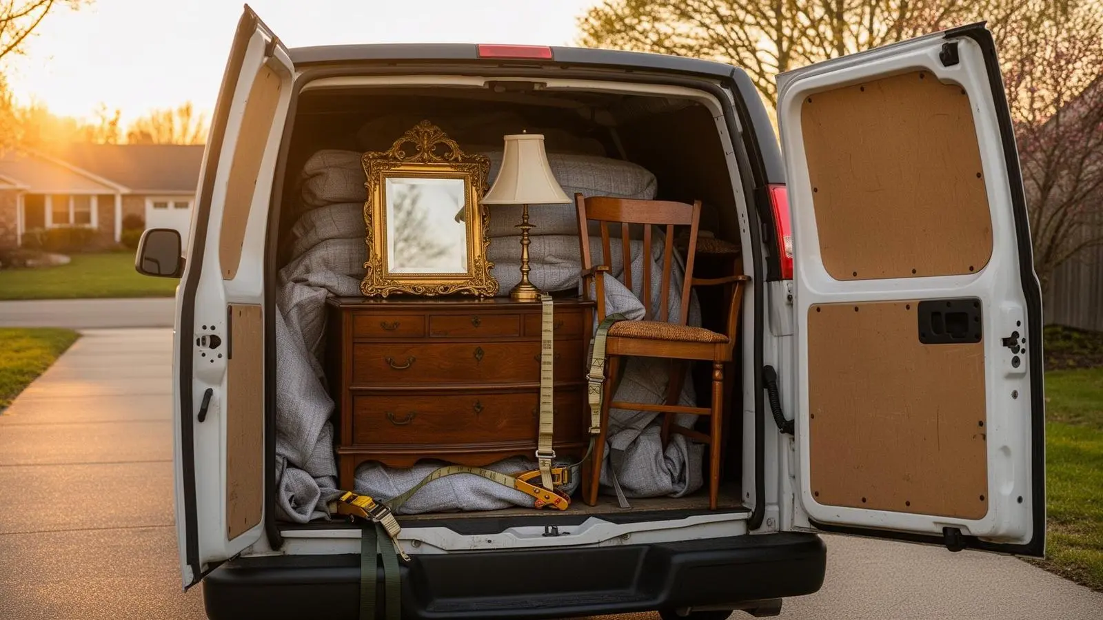 A van full. Every piece priced before you bought it.