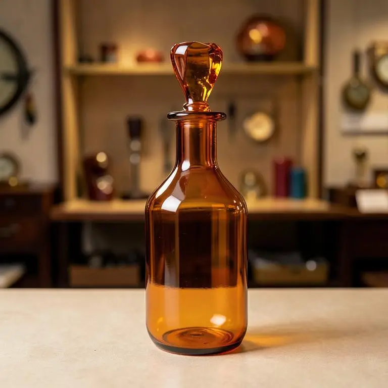 Blenko glass decanter