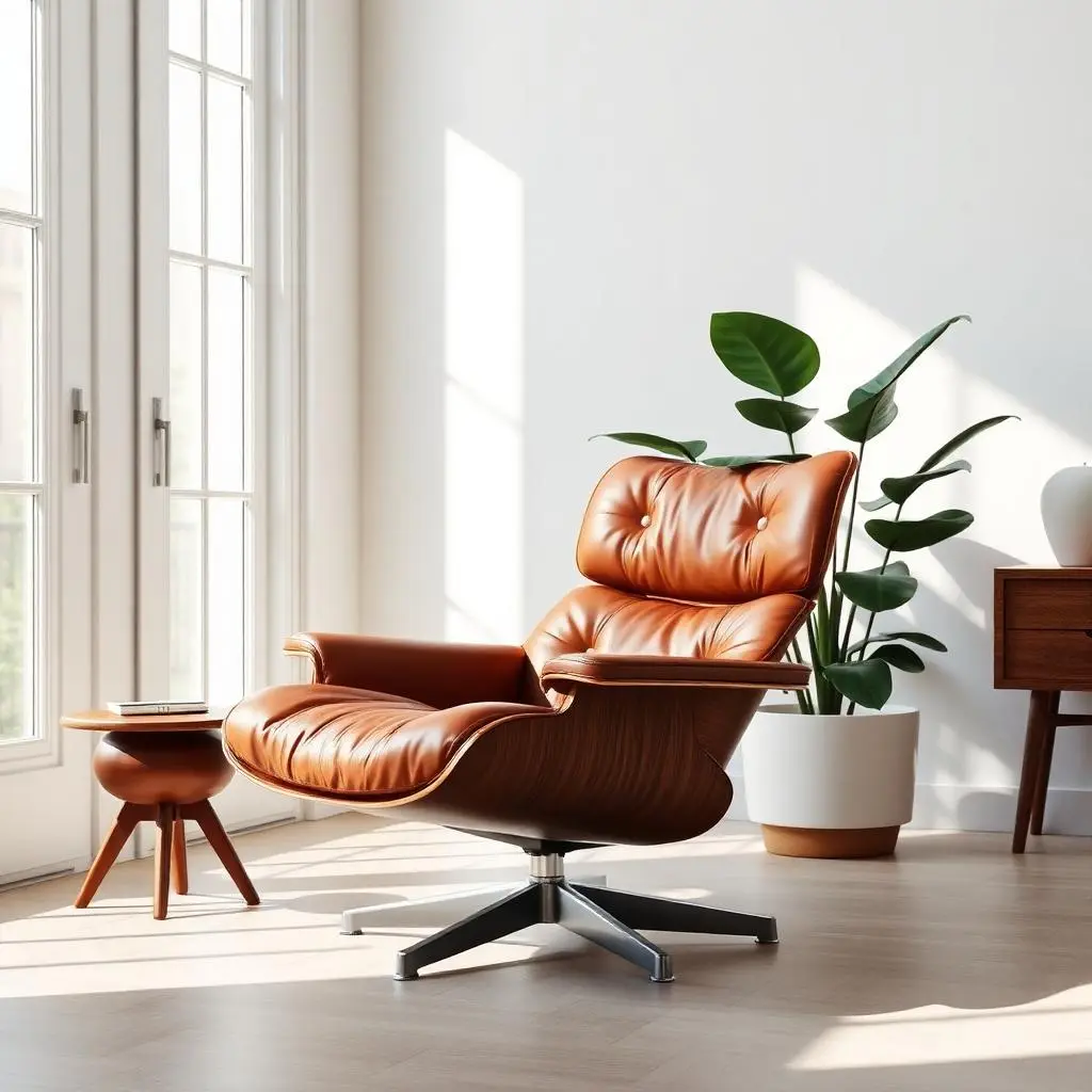 Eames-style lounge