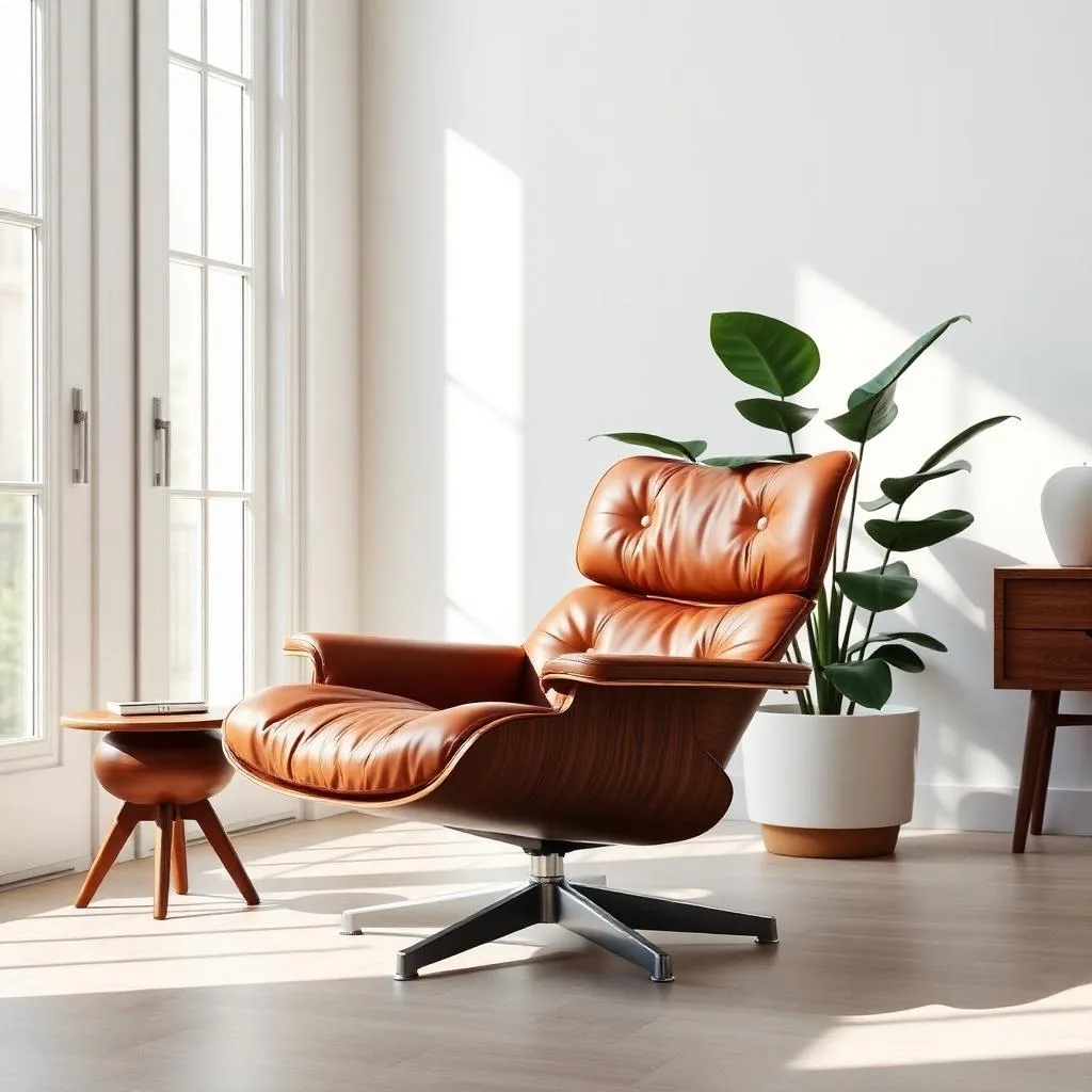 Eames-style lounge