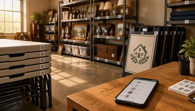 Stop Losing Tables, Signs, and Shelving: Equipment Tracking for Estate Sale Companies