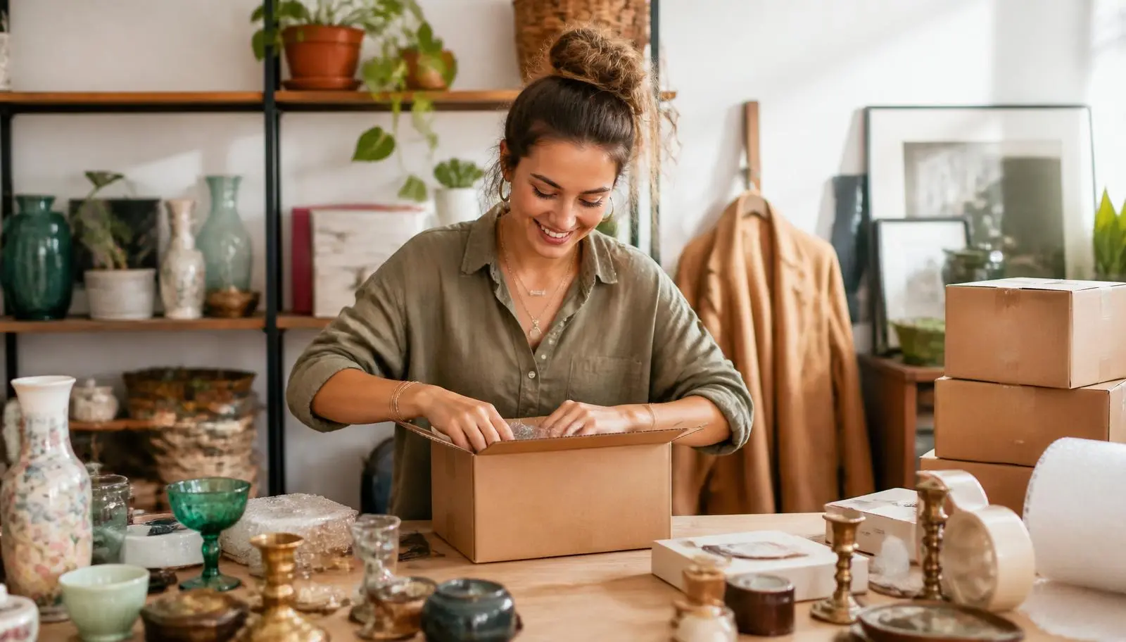 Reselling scales with you: a few boxes shipped on the weekend can grow into a category you know cold — and eventually a real income.