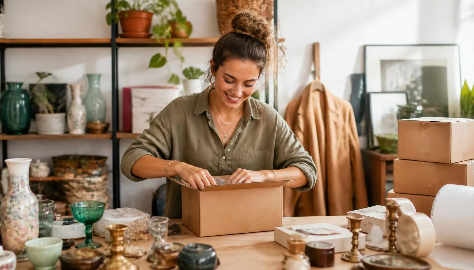 Reselling scales with you: a few boxes shipped on the weekend can grow into a category you know cold — and eventually a real income.