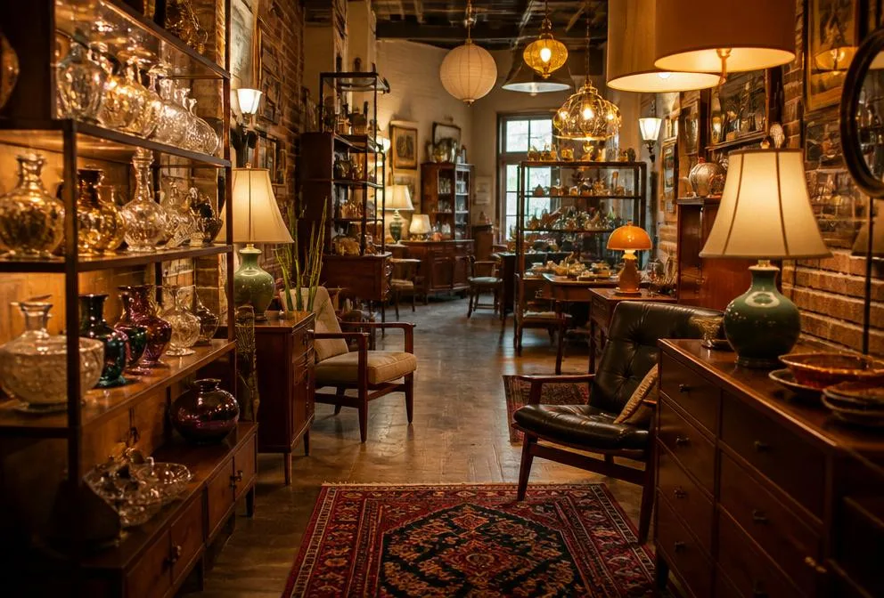 Vintage, antique & thrift shops