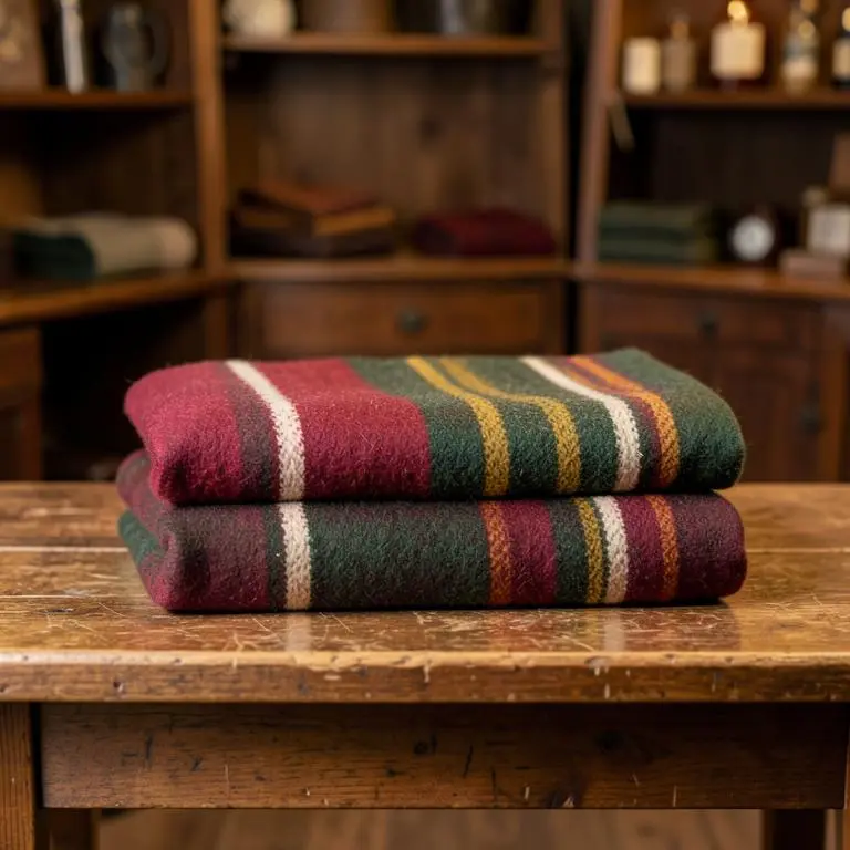 Wool camp blanket