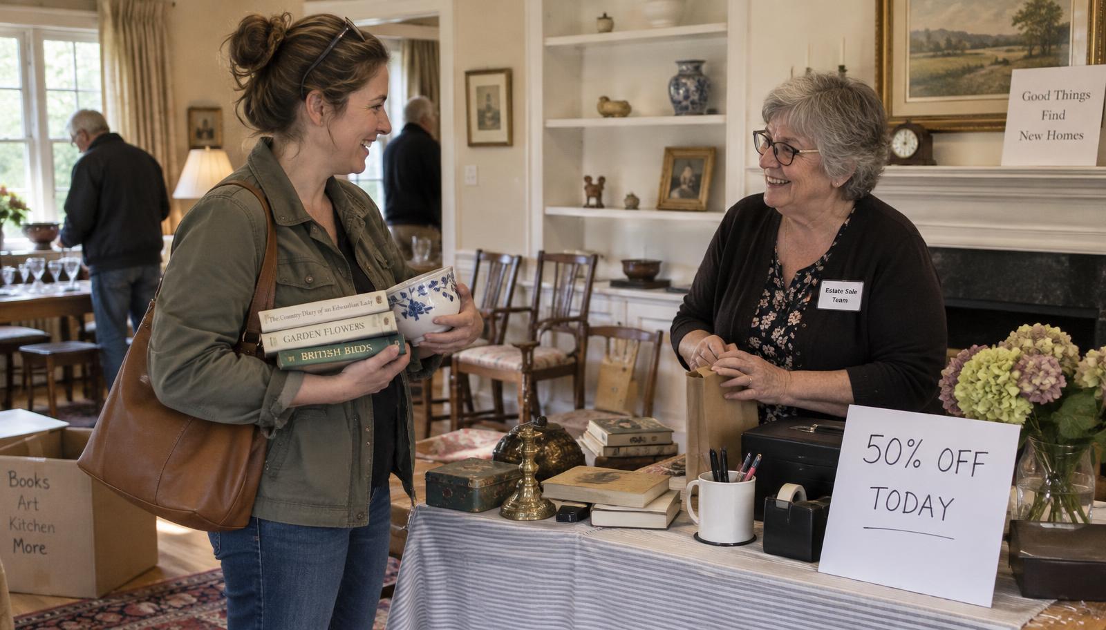Estate Sale Discount Days Explained: Day-1 Prices, Half-Off Day, and the "Tomorrow's Price" Rule for Making Offers