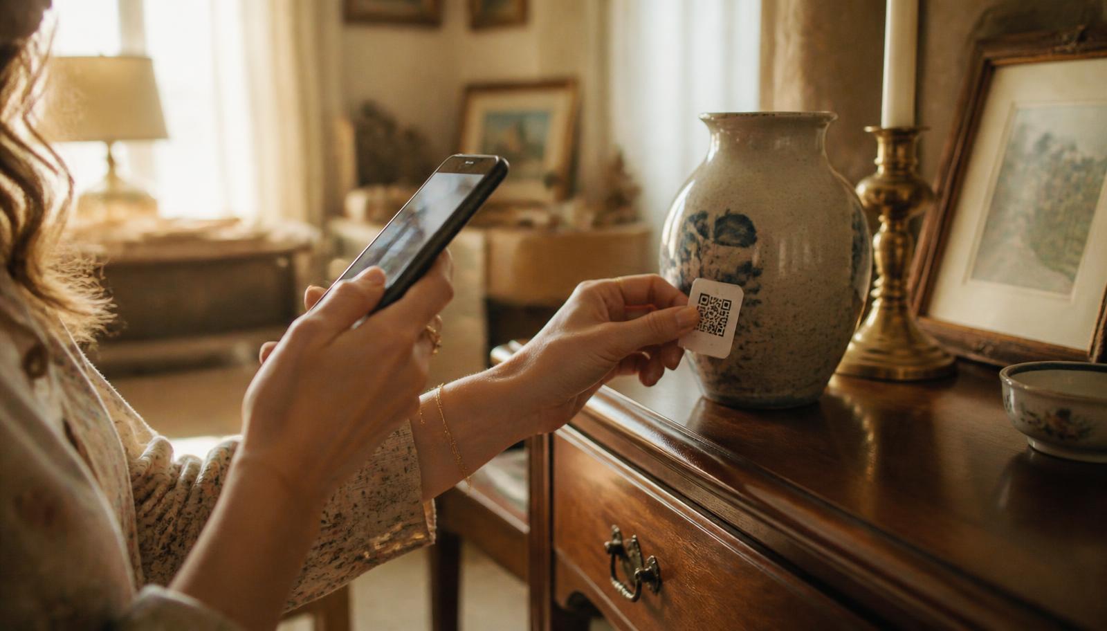 Tagging an item once, from your phone, as you price the room